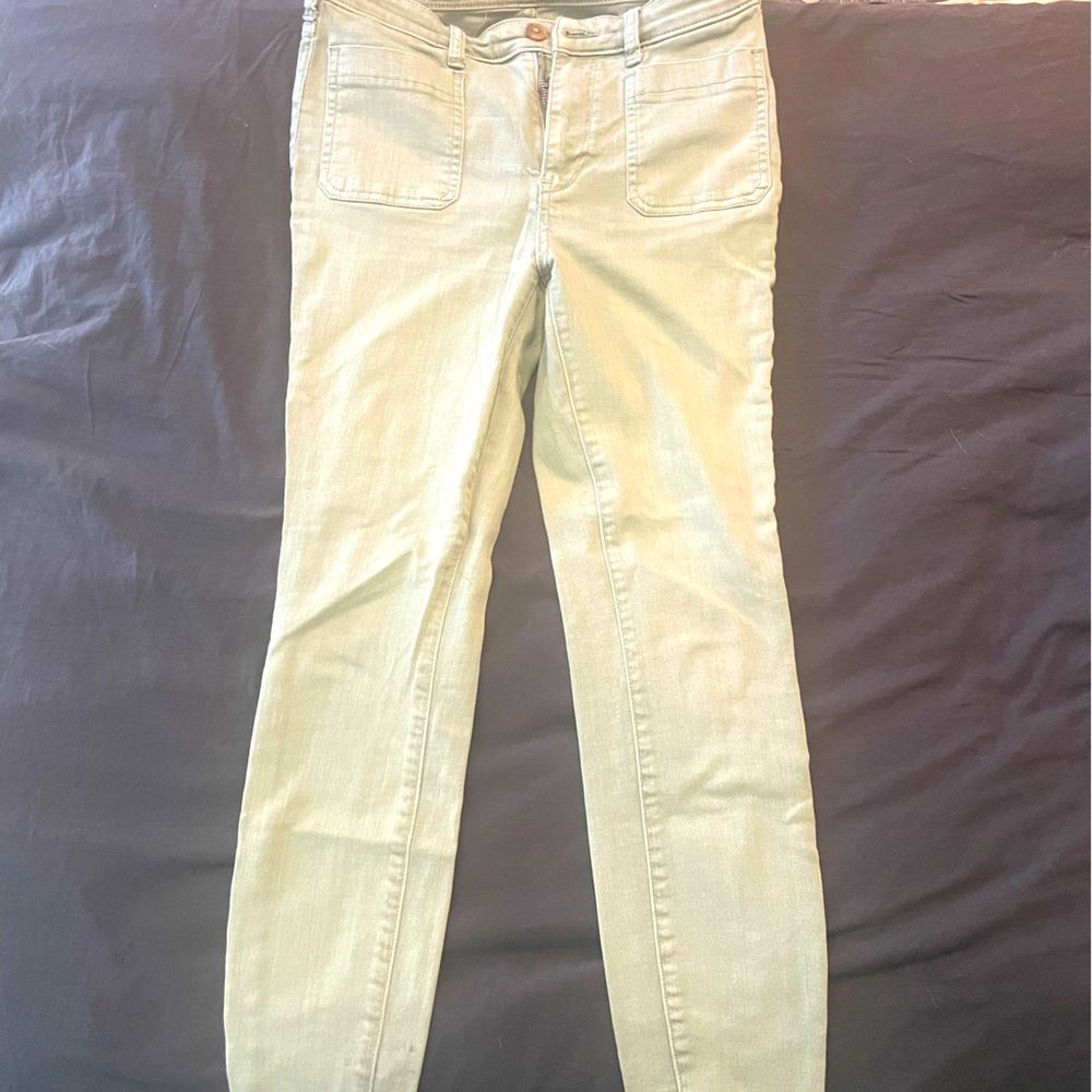 Skinny high rise pant